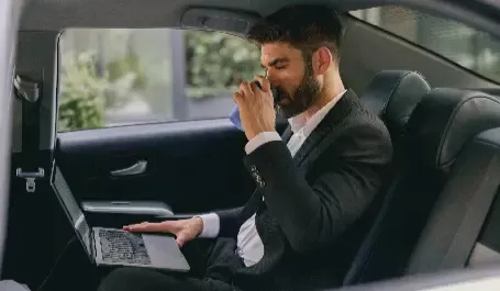 Corporate airport transfer services from Aston Parker