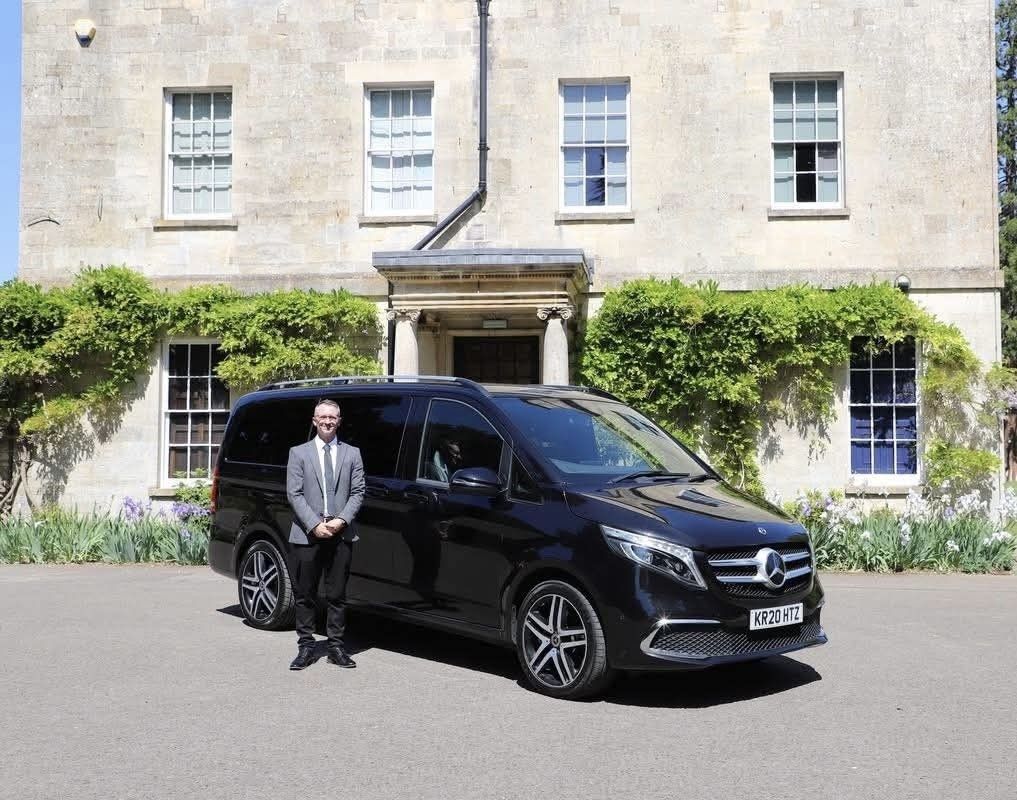 Professional chauffeur services in Stroud from Aston Parker